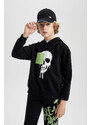 DEFACTO Oversize Fit Hooded Sweatshirt