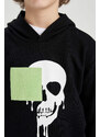 DEFACTO Oversize Fit Hooded Sweatshirt