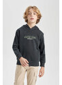 DEFACTO Boy Back Printed Hooded Sweatshirt