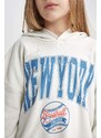 DEFACTO Girl Oversize Fit Hooded Sweatshirt