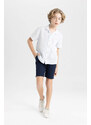 DEFACTO Boy Regular Fit Gabardine Shorts