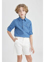 DEFACTO Boy Regular Fit Gabardine Shorts