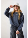 DEFACTO Girl Oversize Fit Crew Neck Sweatshirt