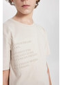 DEFACTO Regular Fit Printed Short Sleeve T-Shirt