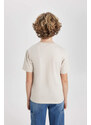 DEFACTO Regular Fit Printed Short Sleeve T-Shirt