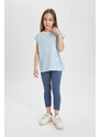 DEFACTO Girl Oversize Fit Short Sleeve T-Shirt