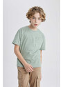 DEFACTO Boy Crew Neck Short Sleeve T-Shirt