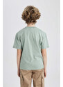 DEFACTO Boy Crew Neck Short Sleeve T-Shirt