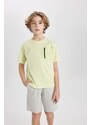 DEFACTO Boy Crew Neck Short Sleeve T-Shirt