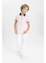 DEFACTO Boy Pique Short Sleeve Polo T-Shirt