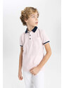 DEFACTO Boy Pique Short Sleeve Polo T-Shirt