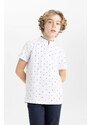 DEFACTO Boy Crew Neck Pique Short Sleeve Polo T-Shirt