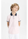 DEFACTO Boy Pique Short Sleeve Polo T-Shirt