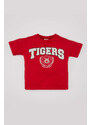 DEFACTO Baby Boy Crew Neck Tiger Pattern Short Sleeve T-Shirt