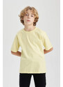 DEFACTO Boy Oversize Fit Crew Neck Basic T-Shirt