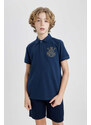 DEFACTO Boy Pique Short Sleeve Polo T-Shirt