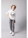 DEFACTO Boy Oversize Fit Crew Neck Embroidered T-Shirt