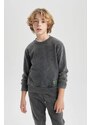 DEFACTO Oversize Fit Crew Neck Sweatshirt