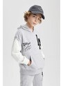 DEFACTO Boy Oversize Fit Hooded Sleeveless Sweatshirt