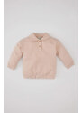 DEFACTO Baby Girl Sweatshirt with Soft Fuzzy Inside