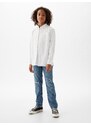GAP Dětská košile z organické bavlny Bílá