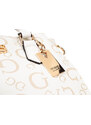Guess dámská kabelka s monogramem krémově bílá
