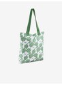 Bílo-zelená dámská vzorovaná taška Puma Core Pop Shopper - Dámské