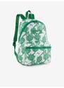 Bílo-zelený dámský vzorovaný batoh Puma Core Pop Backpack - Dámské