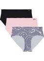 Kalhotky Under Armour Pure Stretch 3-Pack Printed No Show Hipster 1383896-035