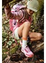 Dětská bunda Jack Wolfskin ACTAMICRID MIDLAYER růžová barva