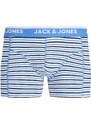 JACK & JONES Boxerky 'KODA' noční modrá / světlemodrá / pastelově zelená / bílá