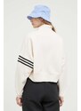 Mikina adidas Originals Neuclassics Tracktop dámská, bílá barva, s aplikací, IB7316-white