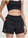 Běžecké šortky On-running Essential černá barva, high waist