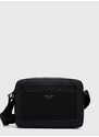 Kožená taška Tommy Hilfiger černá barva, AM0AM12206