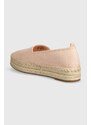 Espadrilky Armani Exchange béžová barva, na platformě, XDS005 XV846 00095