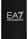 Tepláky EA7 Emporio Armani černá barva, s potiskem