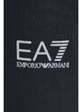 Tepláky EA7 Emporio Armani tmavomodrá barva, s potiskem