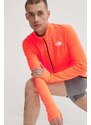 Sportovní tričko s dlouhým rukávem The North Face Sunriser oranžová barva, hladký, NF0A84KRQI41