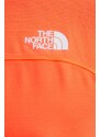 Sportovní tričko s dlouhým rukávem The North Face Sunriser oranžová barva, hladký, NF0A84KRQI41