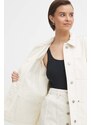 Džínová bunda Lauren Ralph Lauren dámská, béžová barva, přechodná, 200934622