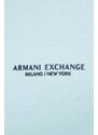 Bavlněné tričko Armani Exchange fialová barva, 8NZT91 Z8H4Z NOS