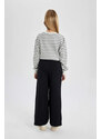 DEFACTO Girl Wide Leg Trousers with Wide Slits