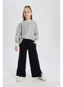 DEFACTO Girl Wide Leg Trousers with Wide Slits