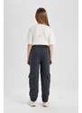 DEFACTO Girl Cargo Jogger Pants