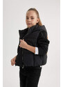 DEFACTO Girl Water Repellent Hooded Puffer Vest