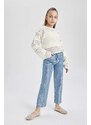 DEFACTO Girl Regular Fit Crew Neck Pullover