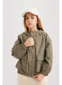 DEFACTO Girl Hooded Waterproof Raincoat