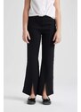 DEFACTO Girl Child Black Spanish Slit Leg Trousers