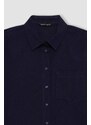 DEFACTO Regular Fit Shirt Collar Long Sleeve Shirt