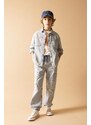 DEFACTO Boy Oversize Fit Polo Neck Jean Shirt